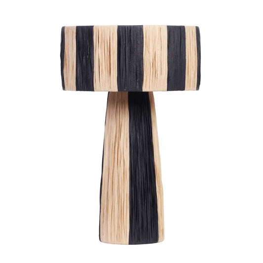 Shelby - Two-Tone Table Lamp - Black / Natural