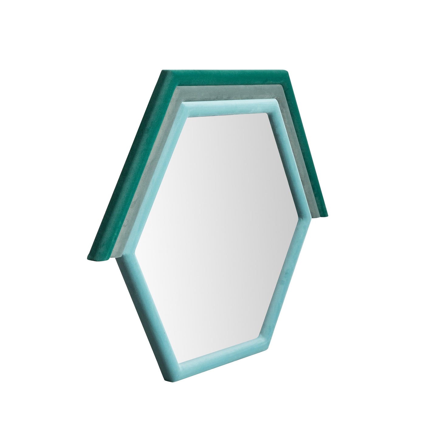 Lally - Velvet Prism Wall Mirror