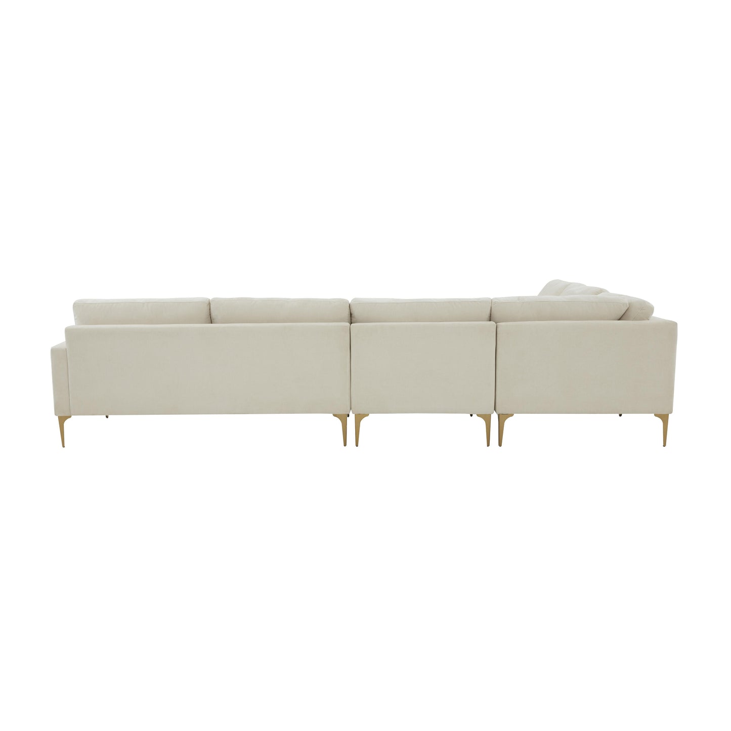 Serena - Large L-Sectional - Pearl Silver