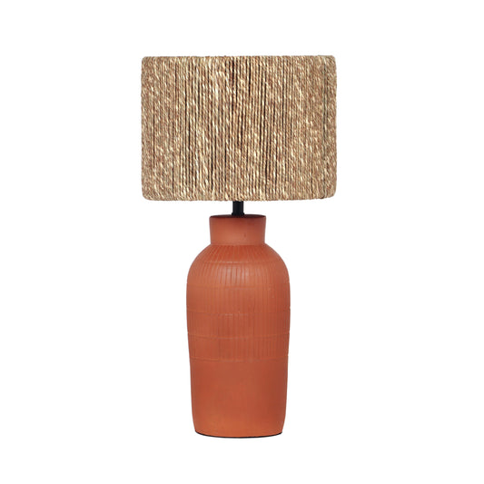 Atrani - Table Lamp - Natural / Terracotta