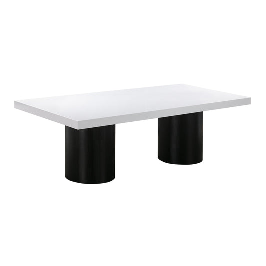 Nova - Lacquer Dining Table - White