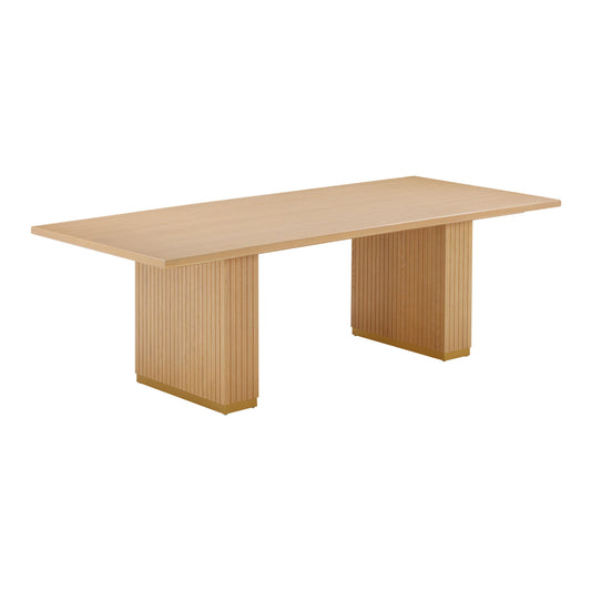 Chelsea - Ash Wood Rectangular Dining Table - Beige