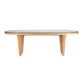 Caren - Rattan and Glass Oval Dining Table - Natural
