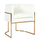 Giselle - Velvet Dining Chair Gold Leg