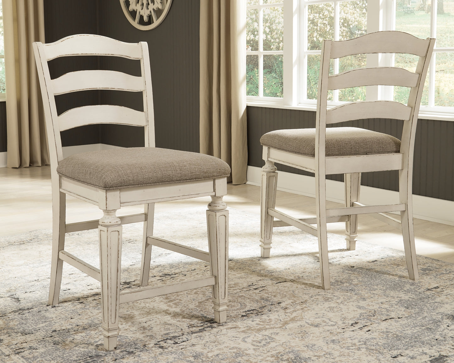 Ashley Express - Realyn Counter Height Bar Stool (Set of 2)