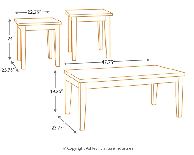 Ashley Express - Theo Occasional Table Set (3/CN)